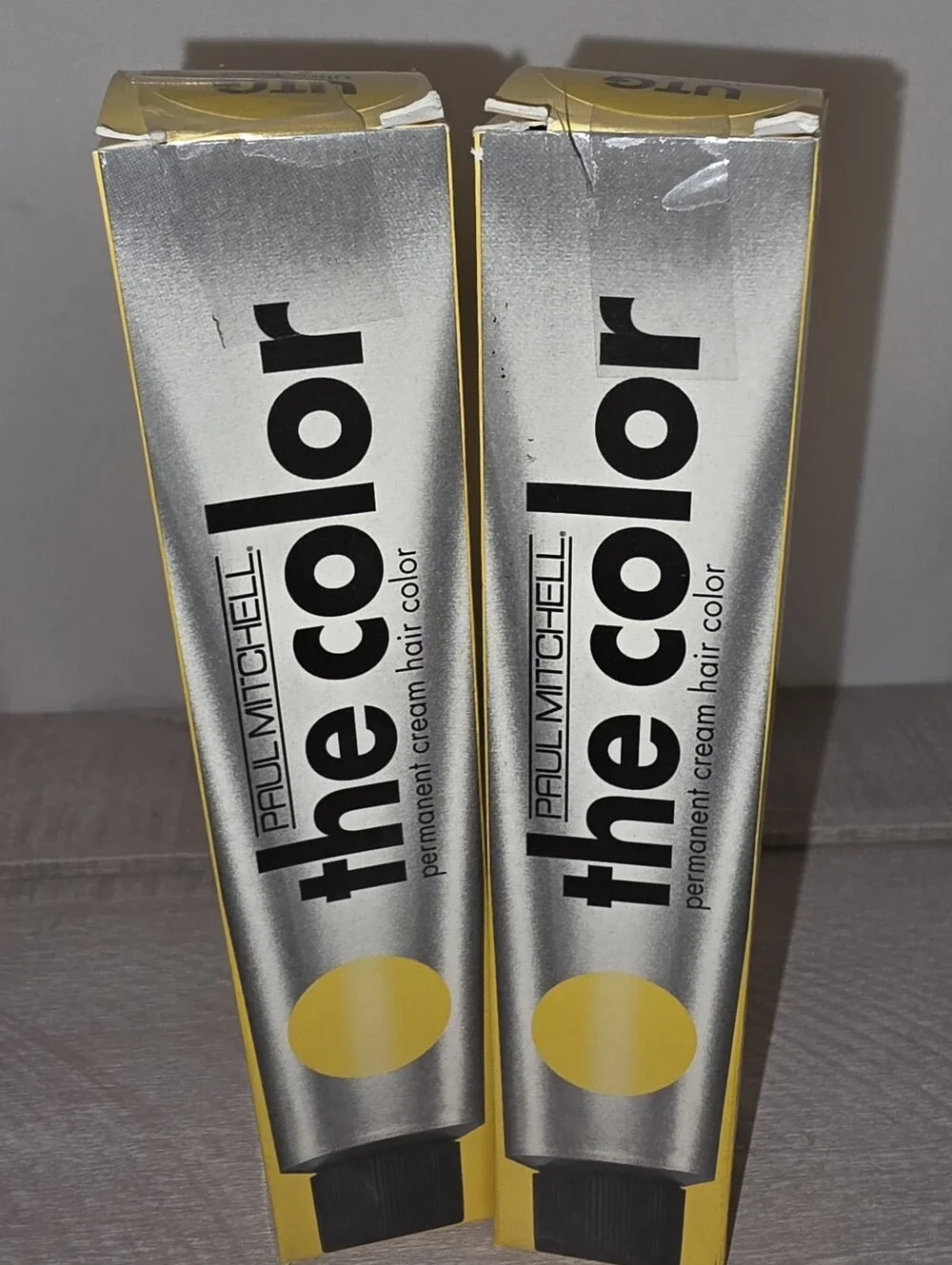 New (2) Paul Mitchell Permanent Cream Hair Color - UTG Ultra Toner Gold Blonde